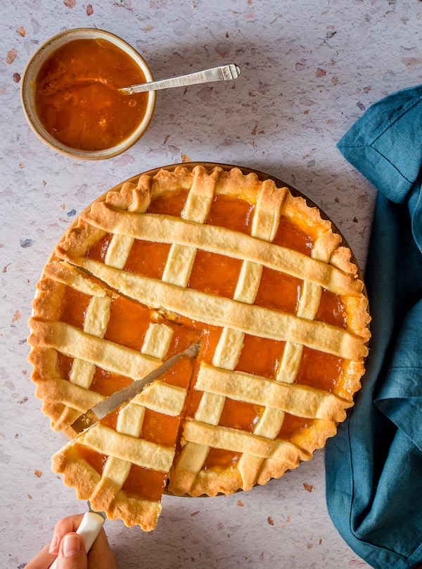 Tart,With,Apricot,Jam,For,The,Weekend,Breakfast