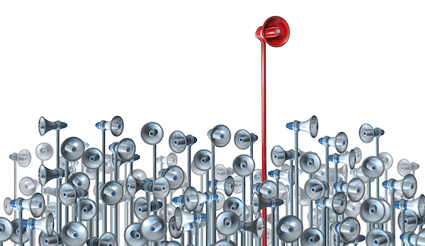 Communications,Leader,Concept,With,A,Red,Bullhorn,Or,Megaphone,Rising