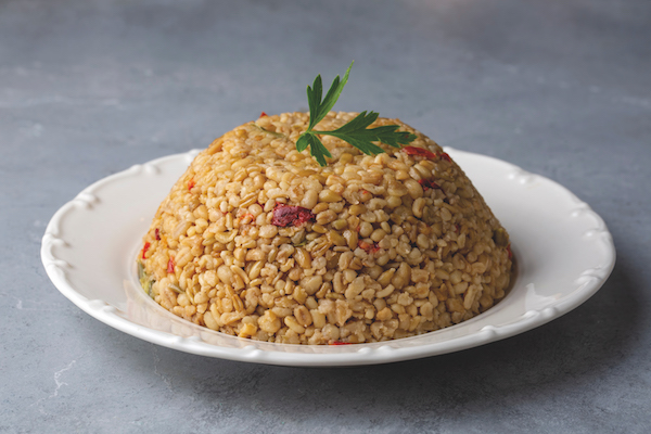 Bulgur,Pilaf,With,Firik,(turkish,Name;,Firikli,Bulgur,Pilavi)