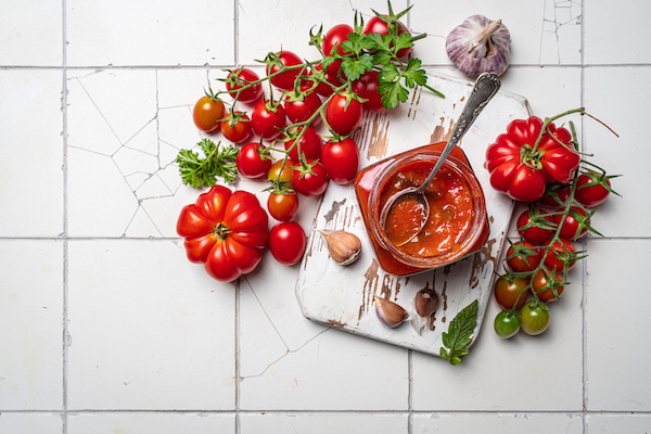 Homemade tomato sauce